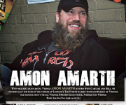 TERRORIZER MAGAZINE #245. Photos of Amon Amarth for Hard of Hearing article.